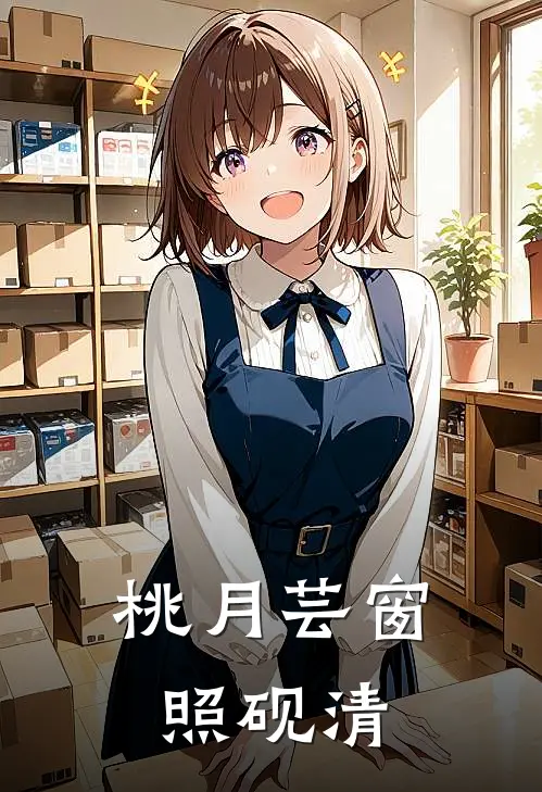 桃月芸窗照砚清